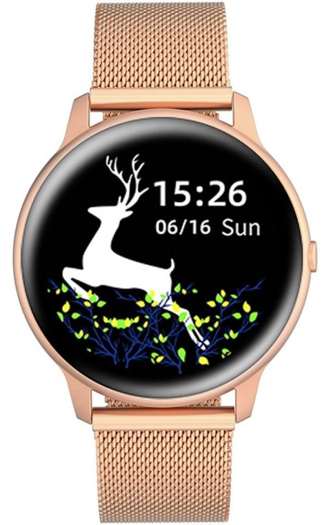 Damski SMARTWATCH G.Rossi SW015-4 Różowe złoto