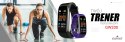 Smartband Giewont Fit&GO Duo GW200-3 - Black + Pasek Flora Violet