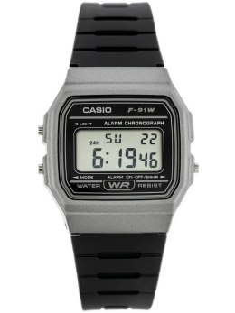 ZEGAREK MĘSKI CASIO F-91WM-1BDF (zd102d) + BOX