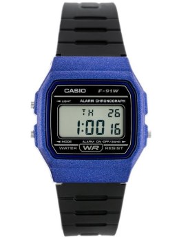 ZEGAREK MĘSKI CASIO F-91WM-2ADF (zd102e) + BOX