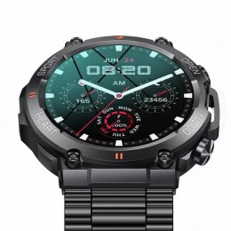 SMARTWATCH MĘSKI GRAVITY GT7-2 PRO - WYKONYWANIE POŁĄCZEŃ, PULSOKSYMETR (sg018b)