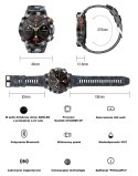 SMARTWATCH MĘSKI GRAVITY GT20-2 - AMOLED, DODATKOWY PASEK (sg024b)