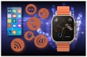 SMARTWATCH UNISEX Rubicon RNCF17 - BLUETOOTH CALL, ŁADOWANIE BEZPRZEWODOWE (sr059b)