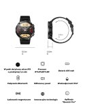 SMARTWATCH MĘSKI GRAVITY GT21-5 - BLUETOOTH CALL, DODATKOWY PASEK (sg025e)