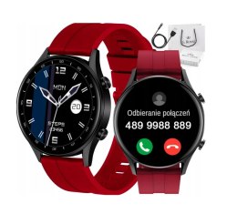 G. Rossi SMARTWATCH MĘSKI G. Rossi SW019-3 black/red (sg014c) PROWADZENIE ROZMÓW