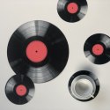 Zestaw podkładek na stół okrągłych 1+4 - VINYL Bertoni