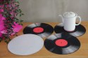 Zestaw podkładek na stół okrągłych 4D - VINYL Bertoni