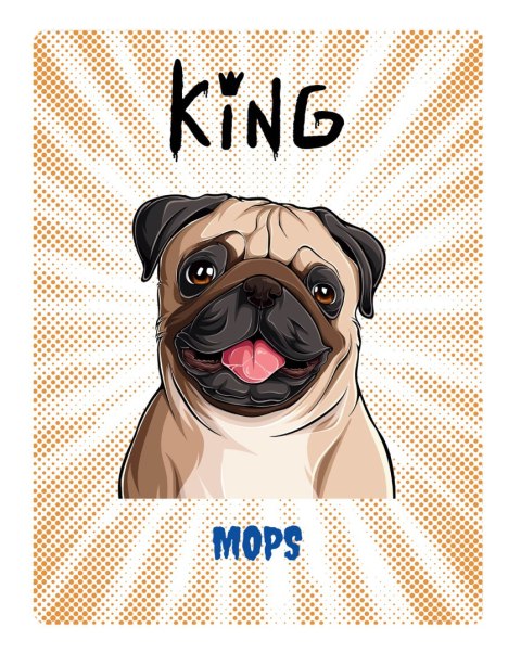 TABLICZKA KING MOPS - 20x28 cm ARCO DESIGN