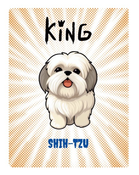 TABLICZKA KING SHIH-TZU - 20x28 cm ARCO DESIGN