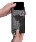 Etui na smartfon XXL antracyt KLEKS