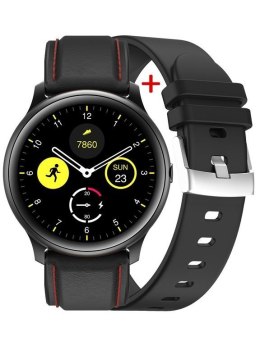 SMARTWATCH MĘSKI G. Rossi G.RSWSF1-1A1-1 black + dodatkowy PASEK (sg003e)