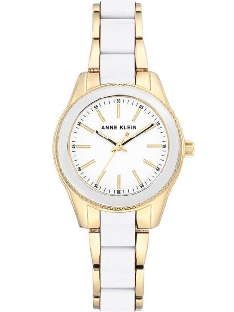 ZEGAREK DAMSKI Anne Klein Gold-Tone AK-3212WTGB + BOX