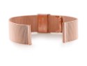 Bransoleta 301RG - siatka HQ - rosegold - 22mm