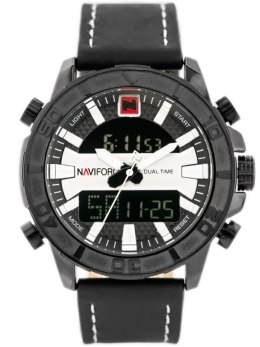 ZEGAREK MĘSKI NAVIFORCE - NF9114 (zn046a) - black/silver