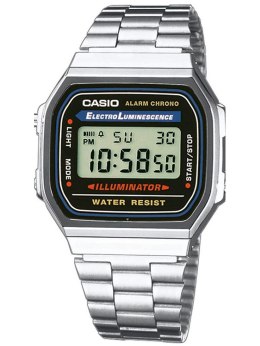 ZEGAREK UNISEX CASIO A168WA-1A - VINTAGE + BOX