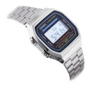 ZEGAREK UNISEX CASIO A168WA-1A - VINTAGE + BOX